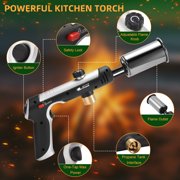 High Temp Propane Torch Gun - One-Touch Max Flame, Grill Gun with Safety Lock, Adjustable Torch Lighter for Creme Brulee, BBQ Grilling, Baking, Welding & Camping (Protane Tank Not Included)