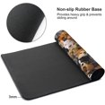 thumbnail image 3 of Gaming Mouse Pad Large Desk Mat,Desk Pad Extended Keyboard Pad,Anti-Slip Rubber Base Mouse Pad for Women Girls Work,Game,Office,Home 35.4"X15.7",Cute Dog Bulldog and Spaniel, 3 of 6