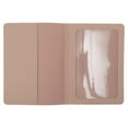 thumbnail image 2 of Unique Bargains 1 Pc Passport Holder Solid Color Passport Sleeve Pink, 2 of 5