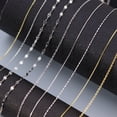 thumbnail image 2 of Collar de plata S925, cadena en forma de O, cadena de ondas de agua, aliento de bebé, estrella cruzada, cadena de clavícula para mujer, 2 of 6
