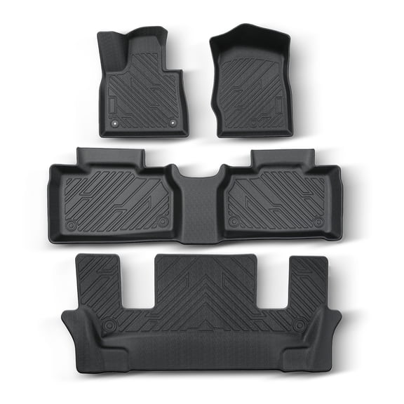kimllier 4Pcs Black Floor Mats for Cars Liner Carpets Replacement for Explorer 2020-2025
