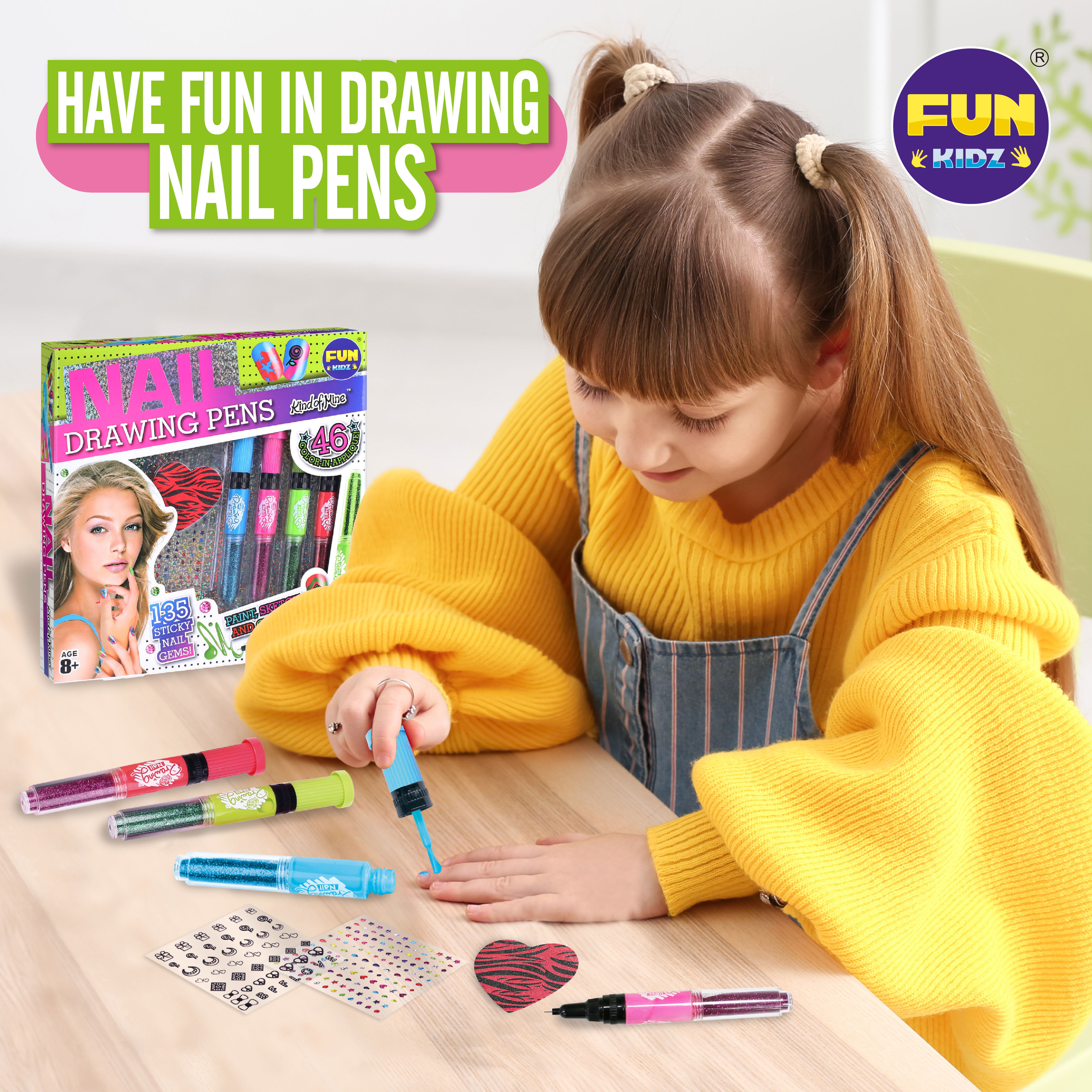 MACPLUS Nail Art Design Tools, 20Pcs Nail Art Supplies Nail Art Pens Kit  with 15pcs Painting Brushes Set and 5pcs Dotting Pens Price in India - Buy  MACPLUS Nail Art Design Tools,