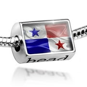 NEONBLOND Bead Panama 3D Flag Charm Fits All European Bracelets