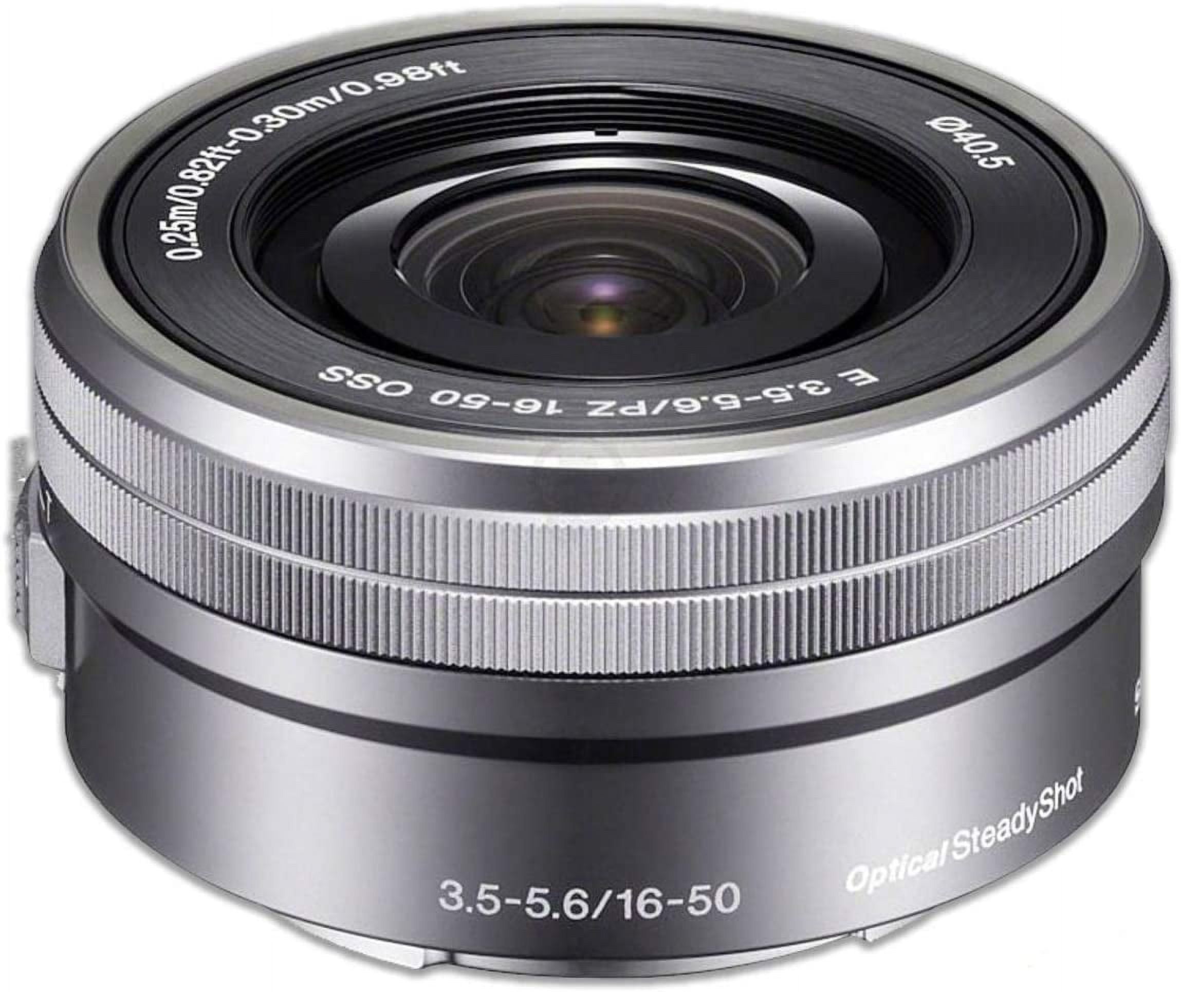 Sony SELP1650 16-50mm f/3.5-5.6 OSS Alpha Zoom Lens Silver Bulk