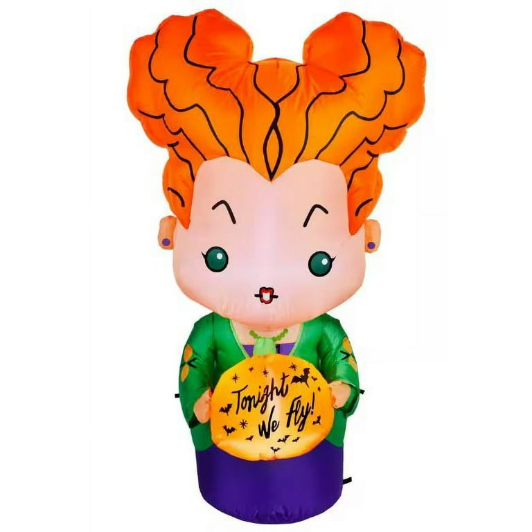 Gemmy DISNEY Winifred Sanderson 5 Ft Inflatable buy Halloween Display Hocus Pocus