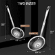 thumbnail image 5 of Cuchara para espumadera, cucharas coladoras de acero inoxidable 304, cuchara para freidora profunda de metal para cocinar, diámetro de 4,3 y 5,9 pulgadas, 5 of 6