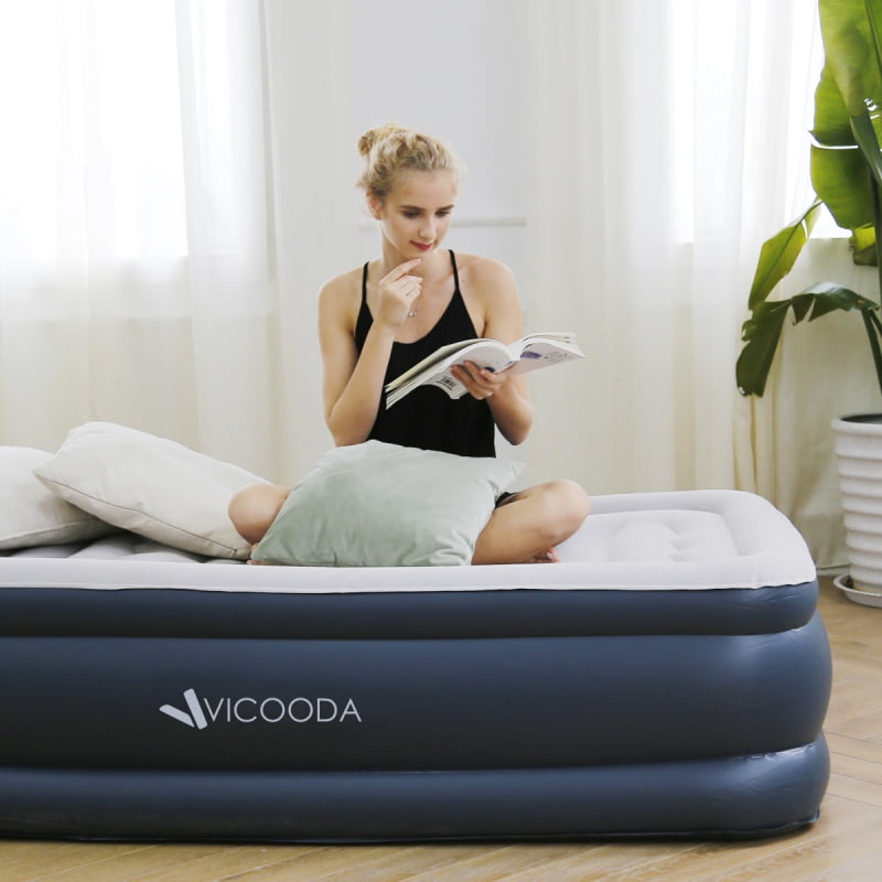 Taykoo 75 39 18 Inch Double Inflatable Queen Air Bed Mattress With Rechargeable Pump Com - Bestway Queen Size 2 Layer Air Bed Taykoo 75 39 18 Inch Double Inflatable Queen Air Bed Mattress With Rechargeable Pump Com - Bestway Queen Size 2 Layer Air Bed