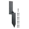 thumbnail image 1 of 4X4 Inch Wooden Leaning Mailboxs Heavy Duty Steel Fence Post Anchor Ground Spike 1Pc, 1 of 7