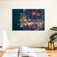 thumbnail image 3 of Elephant Stock Container Cargo Ship Port Wall Art - Horizontal Canvas Wall Art - Living Room Wall Decor - Transportation Canvas - Gray And Teal Decor - 12" x 8", 3 of 8