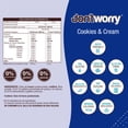thumbnail image 2 of Don't Worry | Merengues | Coockies&Cream Avellana Relleno De Chocolate | 4Pack | 0% Az&uacute;car | Keto | Sin Gluten | Sin Az&uacute;car A&ntilde;adida | Postre Saludable | Bocadillo, 2 of 6
