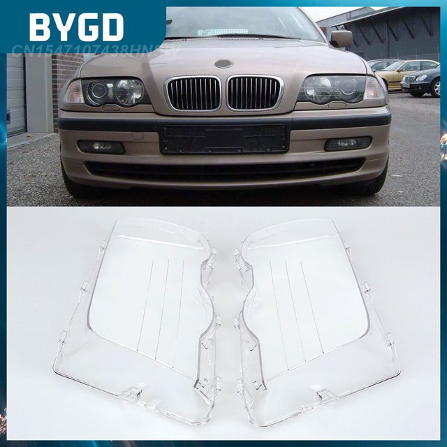 Waterproof Headlight Lens Shell Cover Clear Durable Left Right Front Headlight Lens Cover Universal Car AccessoriesTransparentRussian Federation He Qiyong unisex