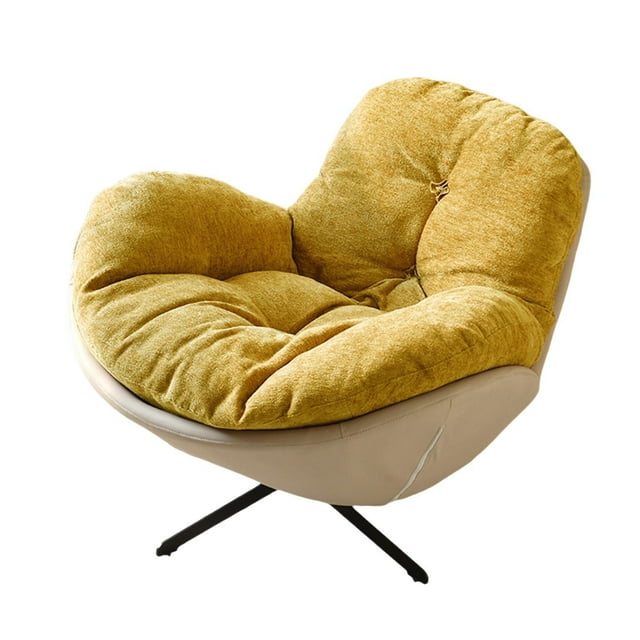 Silla de sofá individual,sillón individual sillón giratorio,Sala de estar minimalista y moderna con una sola silla.,Sofá perezoso individual,silla bolsa de asiento amarilla