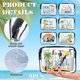 thumbnail image 3 of Cosmetic Cases SEAOYOZO 6 bolsas de maquillaje de playa transparentes de 20 x 15 cm, 3 of 7