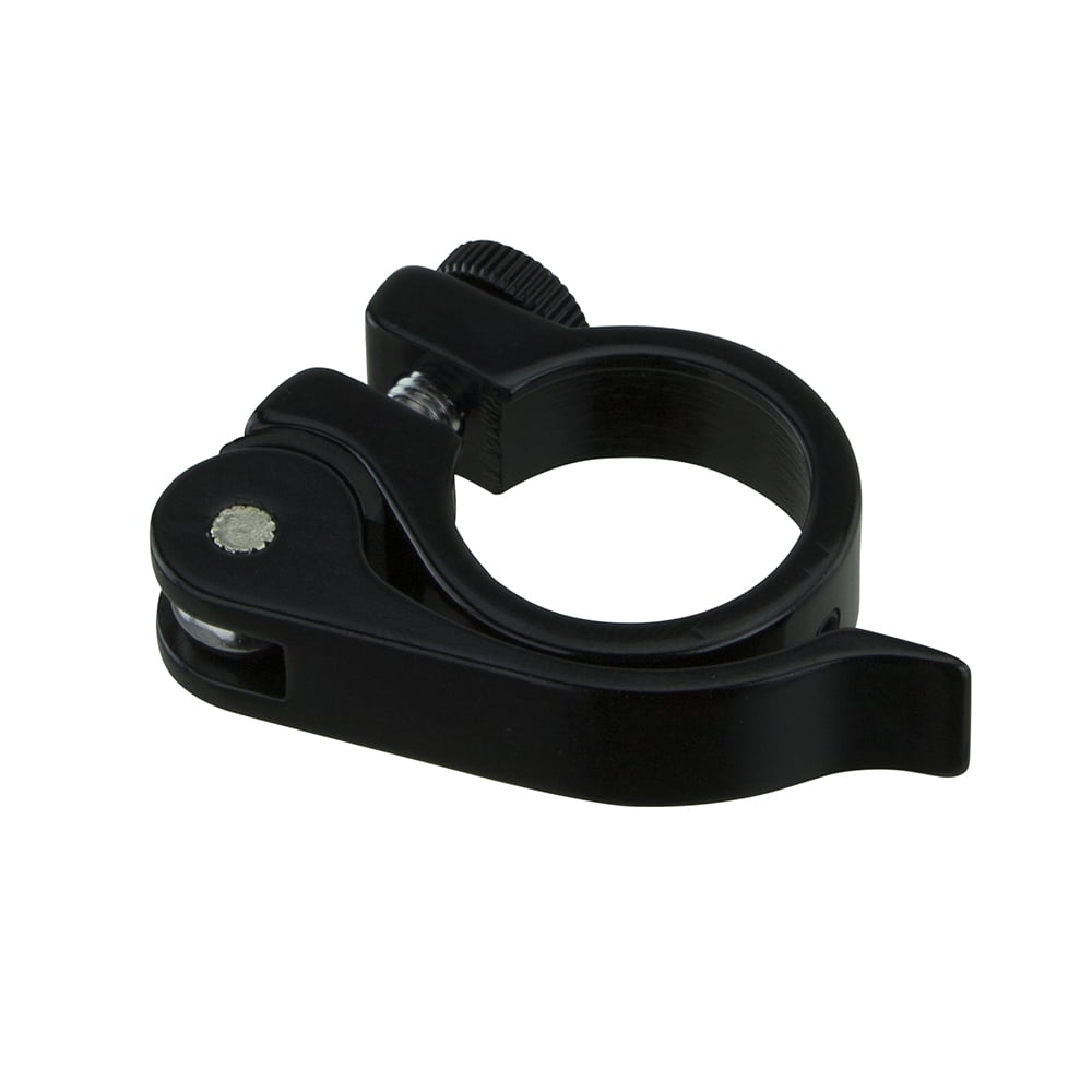 Alloy Quick Release Seat Post Clamp Outer Diameter 28.6mm Black