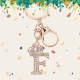 thumbnail image 4 of Llavero Cristal Brillante Con Letras Metal Portátil para Regalos Monedero Bolsos, 4 of 9