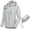Grey, variant on Chrisuno Women's Cycling Running Jackets Lightweight Windproof Bike Workout Windbreaker Reflective Raincoat With Hood White M