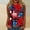 D, variant on Hoshose Summer Women Patriotic Shirts 4th of July Shirts Independence Day Tops Blouses