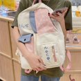 thumbnail image 7 of Jiibva Cute Cat Backpack, Multi Pocket Cartoon Cat Large Capacity Bookbag Rucksack Travel Backpack, 7 of 7