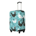 thumbnail image 2 of Naloa Lovely Roosters Elastic Suitcase Protector, Travel Suitcase Protector Cover Fits 18-32in Suitcase - Medium, 2 of 9