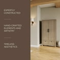 thumbnail image 7 of Maven Lane Vaughn Rustic Wooden Cabinet in Weathered Grey Finish, 7 of 7