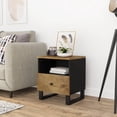 thumbnail image 1 of vidaXL Bedside Cabinet Solid Wood Mango&Engineered Wood, 1 of 5