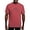 Crimson Red, variant on - Delta Sigma Phi Grayscale Stacked Logo T Shirt - Mens Comfort Colors Shirt
