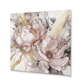 thumbnail image 2 of Designart "Petals of Pink and White Peonies" Floral Peony Metal Art Print, 2 of 5