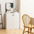 thumbnail image 4 of Costway 2-Door Storage Cabinet Buffet Cabinet with  3 Shelves Sideboard for Kitchen Hallway, 4 of 10