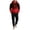 Outfits Sets - Red, variant on Maqroz Mens Two Piece Sweatsuits Graphic Ombre Pullover Hoodie Sweatshirts Tapered Jogger Pants Casual Athletic Activewear Matching Tracksuits Trendy Outfits