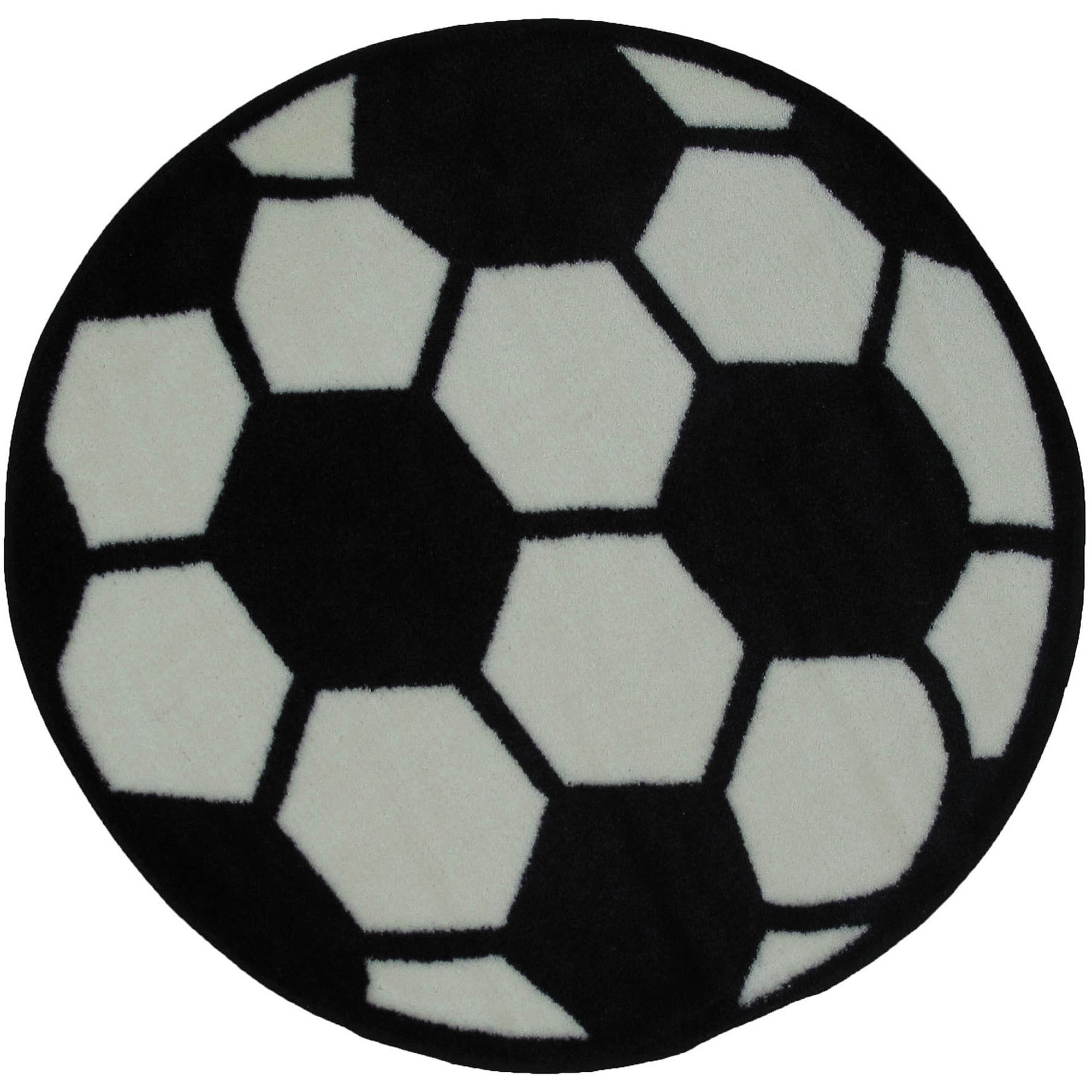 Fun Rugs Soccerball 39" Round Rug