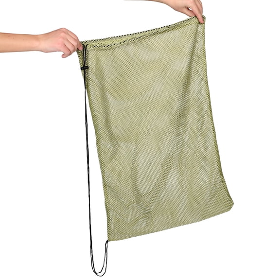 WHAMVOX Drawstring Sports Bag For Soccer Mesh Football Pouch Basketball Volleyball Pouch Mesh Sports Equipment Bag Mesh Soccer Ball Storage Bag
