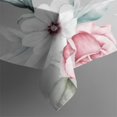 thumbnail image 5 of Floral Square Tablecloth 42x42in(107x107cm) – Waterproof Polyester Printed Table Cover, Wrinkle Resistant & Washable for Kitchen Dining Picnic Party Decor, Thanksgiving,Christmas, Spring,Flower, 5 of 6