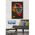 thumbnail image 2 of NHL Chicago Blackhawks - Mask 16 Wall Poster, 22.375" x 34", Framed, 2 of 2