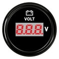 thumbnail image 1 of Voltage Volt Meter Gauge 8-16 Volts Caravan Boat Instruments Marine Voltmeter For Auto Parts Car Gauges White 52mm Motorcycle, 1 of 7
