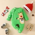 thumbnail image 4 of LWNYDPLSD Toddler Boys Christmas Outfit Boys Size 8 Christmas Long Sleeve Bodysuit One Year Old Girl Clothes Baby Clothes Gender Neutral Infant Girl, Red 6-9 Months, 4 of 9
