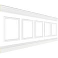 thumbnail image 3 of Ekena millwork 94 1/2"L (Adjustable 36"H to 40"H) Ashford Square Panel Traditional Wainscot Paneling Kit, 3 of 10