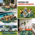 thumbnail image 3 of Palm Leaf Outdoor Rug 3x5 Ft, Non Slip Washable Area Rug, Green Tropical Plant Summer Nature Scenery Patio Rugs Carpet Runner, Large Floor Mat for Indoor/Outdoor Deck Porch Camping, 3 of 8