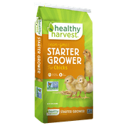 Healthy Harvest 20% Non-GMO Chick Starter Grower Food for Young Chickens, 40 lb bag