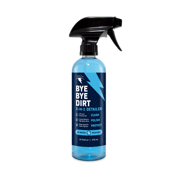 White Lightning Bye Bye Dirt 3-in-1 Detailer, Cleans, Polishes and Protects