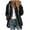 Black winter coat, variant on Usmixi 2023 Plush Coat for Women Winter Fleece Sweatshirt Coat for Women Casual Open Zip up Drawstring Hooded Jacket Plus Size Cozy Fuzzy Fluffy Sherpa Outerwear with Pocket Weekly