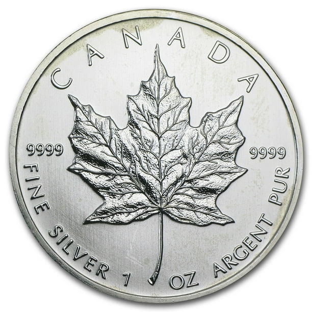 Canada 1 Oz Silver Maple Leaf Culls Walmart Com Walmart Com