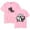 Pink, variant on Anime Girls Band Cry Awa no Usotsuki T-shirt Women's men's retro casual summer round neck short sleeved T-shirt