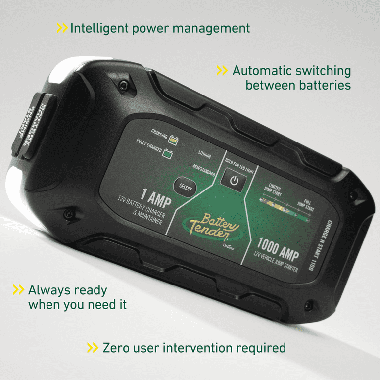 Battery Tender Charge N Start 1100, 1A Charger/1000A Jump photo 5