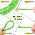 thumbnail image 3 of Uxcell Tubo de goma de 13 Ft(4M), 3/16"(5mm) ID 5/16"(8mm) OD, tubo de látex natural para ejercicio, estiramiento, laboratorio, hogar, manguera, verde, 3 of 6