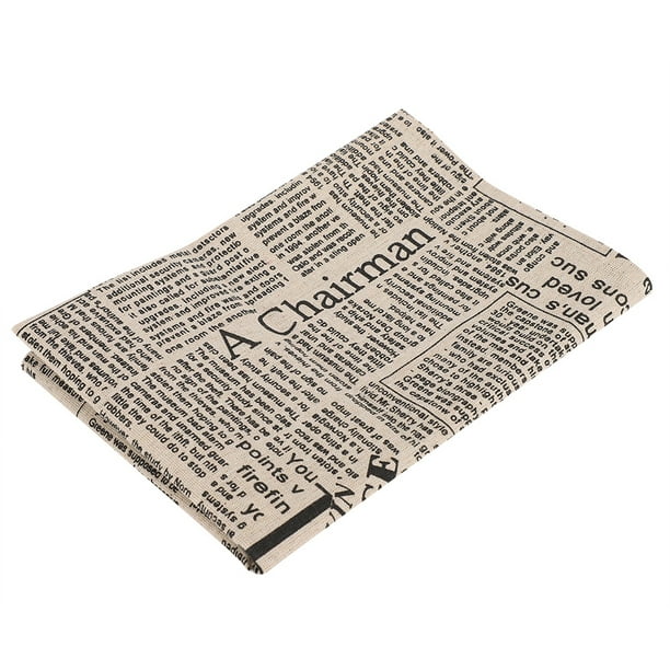 Tebru Desk Cover Cloth,Photography Background Cloth Vintage English  Newspaper Table Mats for Dining Table Photo Studio,Napkin Cloth -  