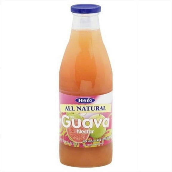 Hero Hero Guava Nectar, 33.75 Fl Oz, Pack Of 6