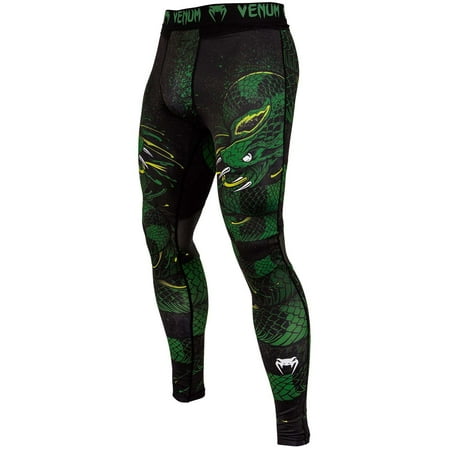 Venum Men's Green Viper Spats MMA BJJ Black/Green