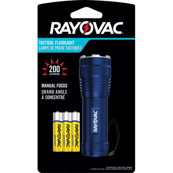Rayovac 200 Lumens Tactical Flashlight 1 ea