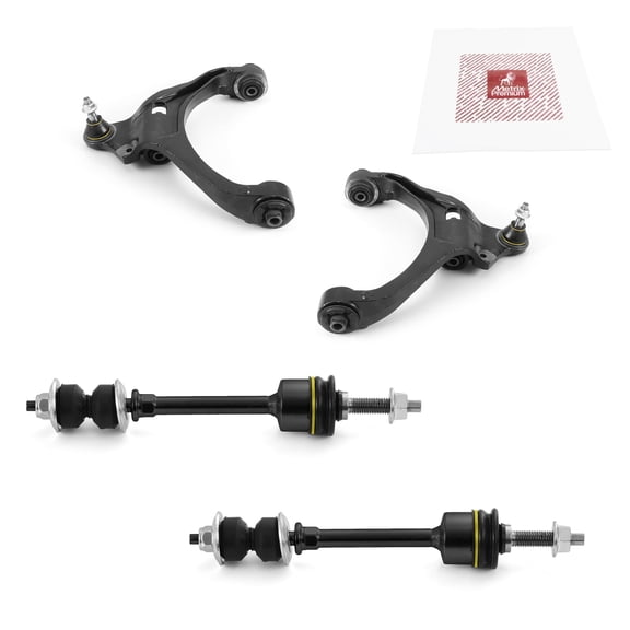 Metrix Premium Chassis Parts - 4 PC Front Lower Control Arm & Front Sway Bar Stabilizer End Link Kit Fits 06-09 Mitsubishi Raider, 05-10 Dodge Dakota, 11-12 Dakota (Mexico), RK620478 RK620479 K750263