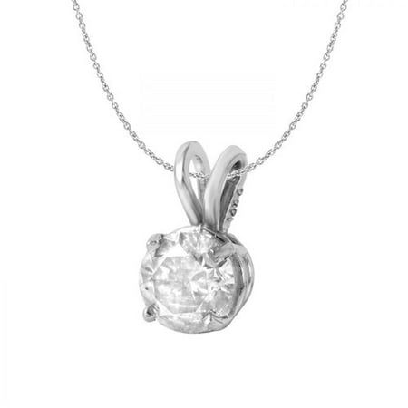 Foreli 0.76CTW Diamond 14K White Gold Necklace MSRP$10560.00